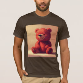 Camiseta “Camiseta de hombre con adorable oso de peluche ro