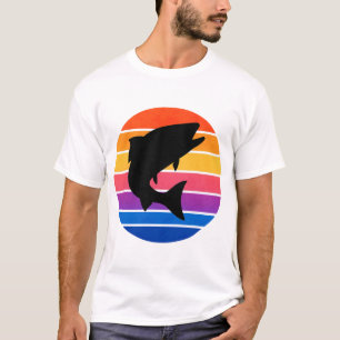 Camiseta "Camiseta de Ilustracion artístico de pescado - Na