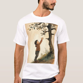 Camiseta "Camiseta de Ilustracion de niño de mano - Grap ún