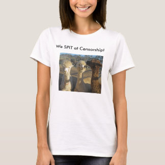 Camiseta ¡Camiseta de la alpaca con un mensaje!