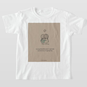 Camiseta "Camiseta de la cita de la verdadera amistad"