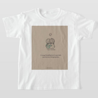 Camiseta "Camiseta de la cita de la verdadera amistad"