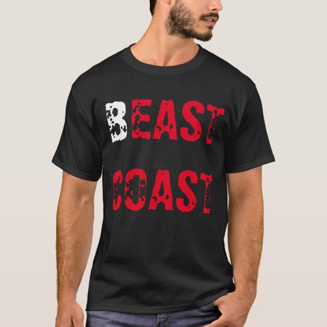 Camiseta "Camiseta de la costa de la bestia" (Anverso)