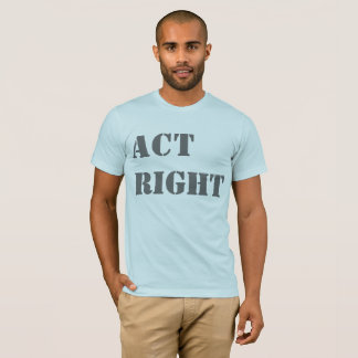 Camiseta "Camiseta de la derecha del acto"