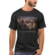 "Camiseta de la puesta del sol de 55 Peterbilt