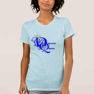 Camiseta "Camiseta de la reina del drama" (azul)