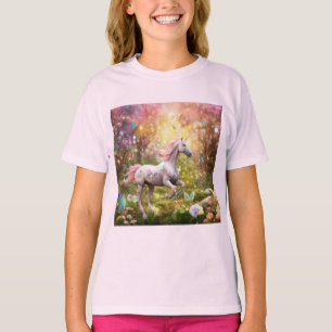 Camiseta "Camiseta de la Selva Rainbow Unicorn encantada"