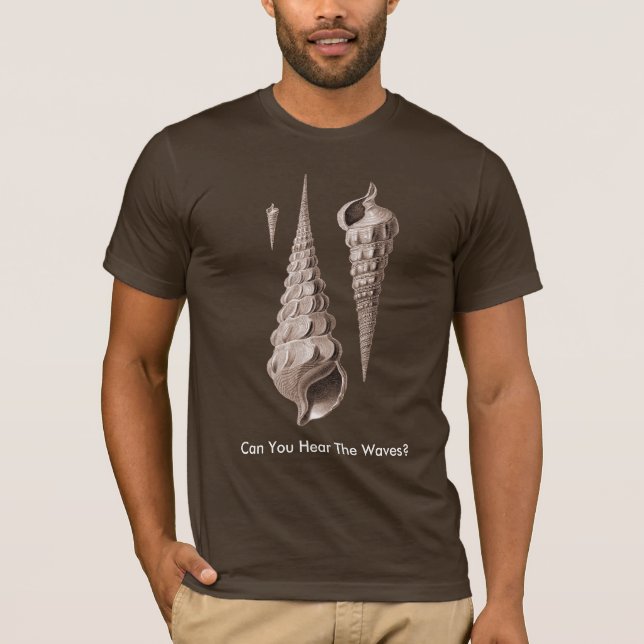 Camiseta ¿Camiseta de las Mar-Cáscaras - puede usted oír (Anverso)