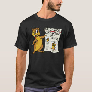 Camiseta "Camiseta de las noticias del día de la marmota"
