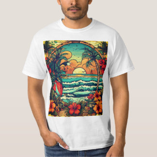 Camiseta "Camiseta de los hombres al estilo de los tatuajes