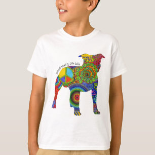 Camiseta "Camiseta de los niños del arte pop del amor y de