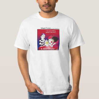 Camiseta "Camiseta de MagicToons del lector del Mime"