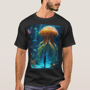 Camiseta "Camiseta de medusas - Océano vibrante y artístico