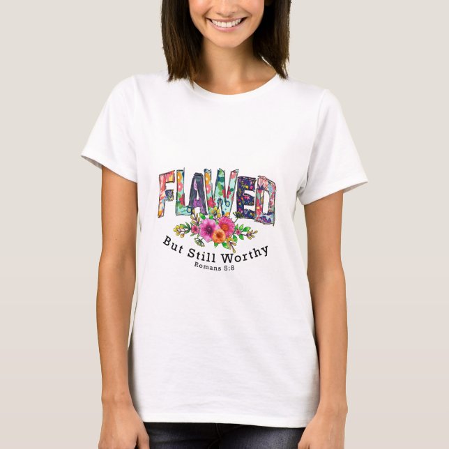 Camiseta, camiseta de mujer, defectuosa pero aún d (Anverso)
