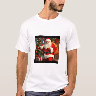 Camiseta "Camiseta de Navidades Santa Feliz para hombres - 