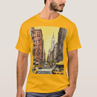 Camiseta "Camiseta de New York Cityscape - Elegancia urbana