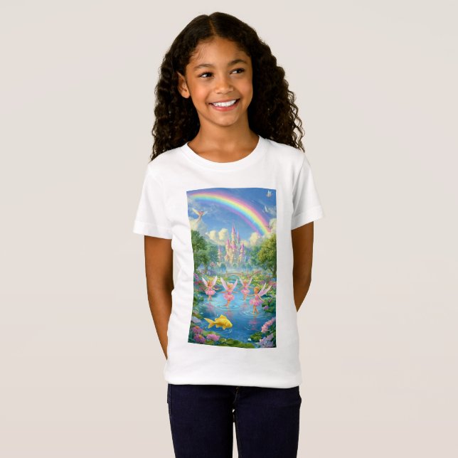 Camiseta “Camiseta de niñas Aventura de Hadas Mágicas (Anverso completo)
