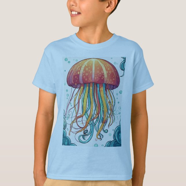 Camiseta "Camiseta de niños con medusas" (Anverso)