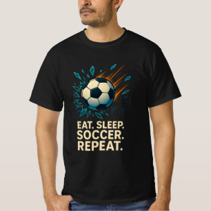 Camiseta "Camiseta De Pasión De Fútbol - Juego Activado, Ca