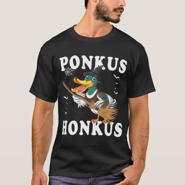 Camiseta "Camiseta de pato honcus Poncus Halloween - Gracio (Anverso)