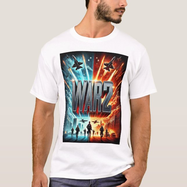 Camiseta "Camiseta de película de acción de la Segunda Guer (Anverso)