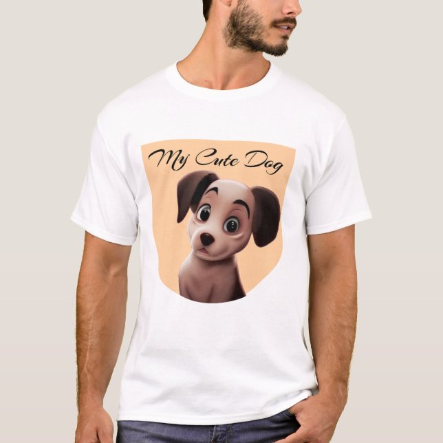 Camiseta "Camiseta de Perro Cute Lover" (Anverso)