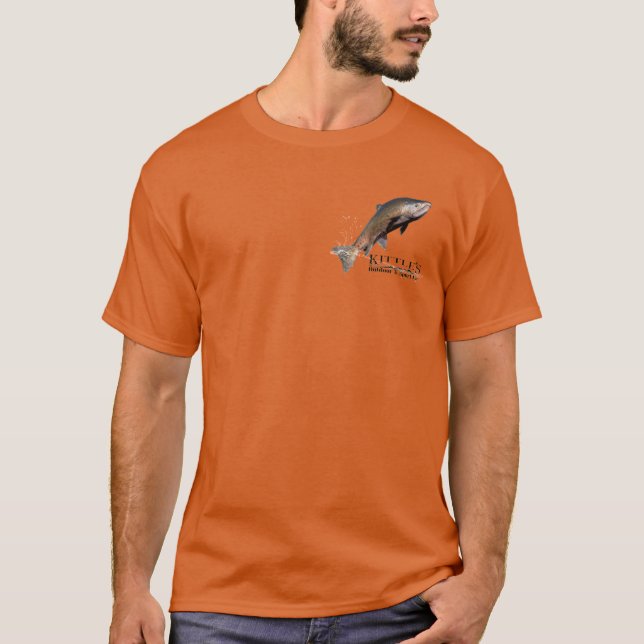 Camiseta ¡Camiseta de pesca de salmón para todos! (Anverso)