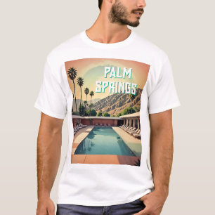 Camiseta "Camiseta De Piscina De Palm Springs - Vibes De Pa