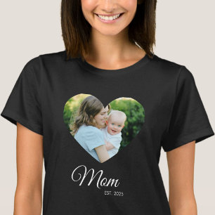 Camiseta *Camiseta de regalo del Día de la Madre con foto d