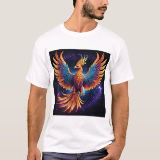 Camiseta "Camiseta de renacimiento fenix celestial"