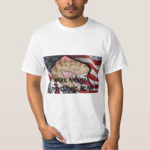 Camiseta ¡CAMISETA DE T-REX! ¡Haga América prehistórica