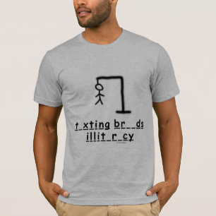 Camiseta "Camiseta de Texting de la caída"