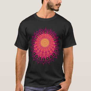 Camiseta "Camiseta de yoga espiritual de Chakra Mandala rad