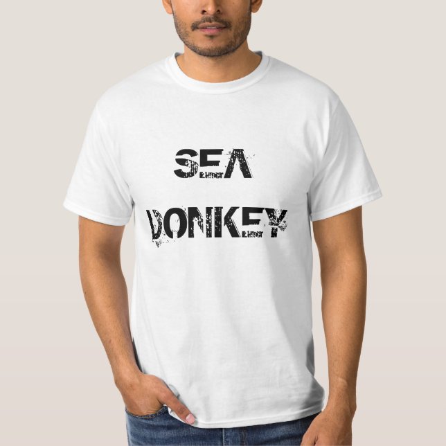 Camiseta "Camiseta del burro del mar" (Anverso)