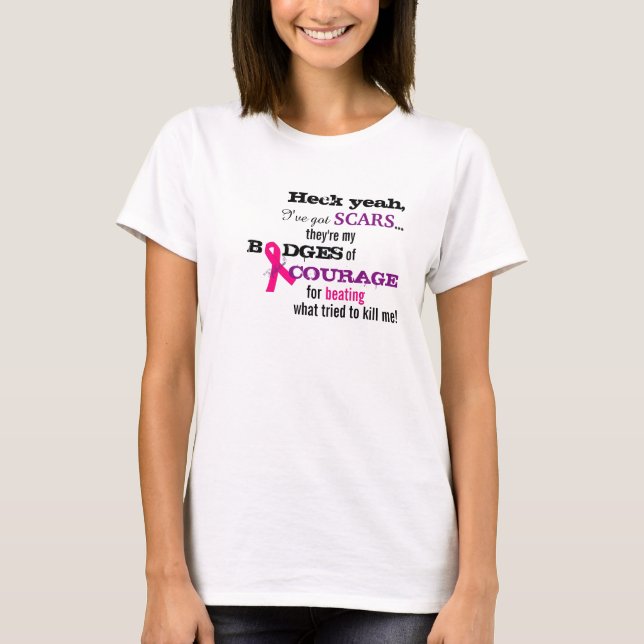 Camiseta ¡Camiseta del cáncer de pecho BRCA! (Anverso)