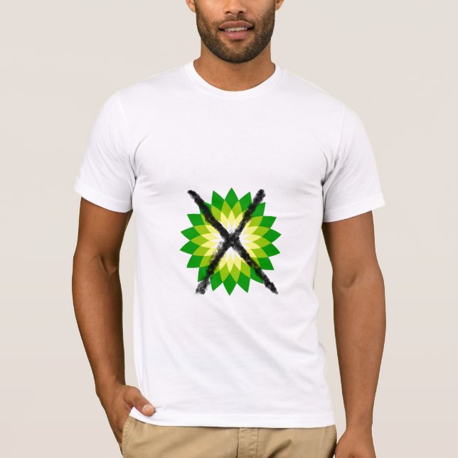Camiseta "Camiseta del derrame de petróleo del golfo " (Anverso)