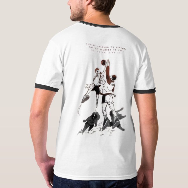 Camiseta 🏐Camiseta del Espíritu de Voleibol de Cuervos – E (Reverso completo)