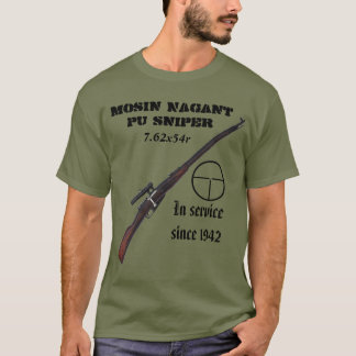 Camiseta ¡Camiseta del francotirador del soviet ww2 Mosin