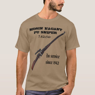 Camiseta ¡Camiseta del francotirador del soviet ww2 Mosin