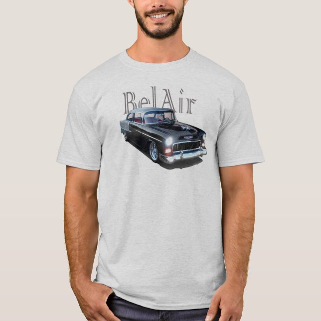 Camiseta 'CAMISETA del personalizado de 55 Chevy BelAir (Anverso)
