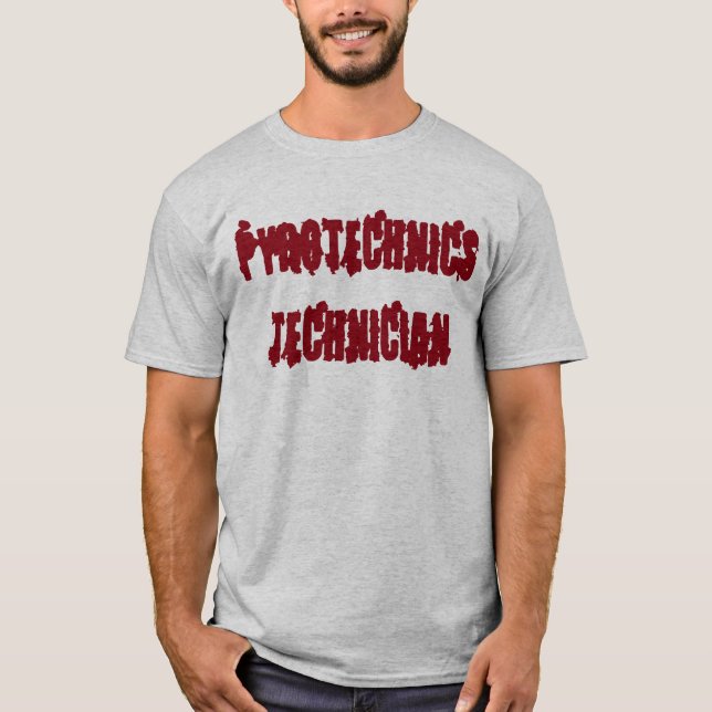 Camiseta "Camiseta del técnico de la pirotecnia" (Anverso)