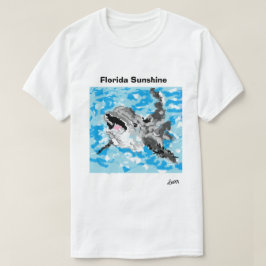 Camiseta Camiseta: delfín jugando
