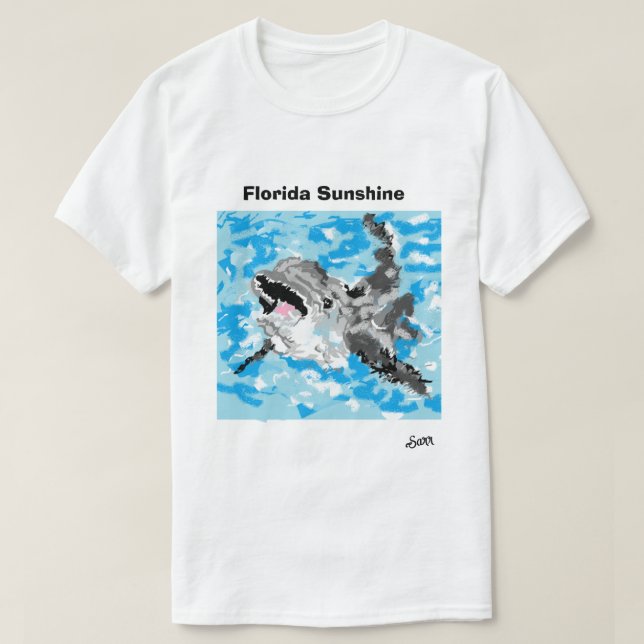Camiseta Camiseta: delfín jugando (Diseño del anverso)
