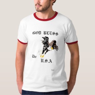 Camiseta Camiseta: Dios bendiga a los EE.UU. El