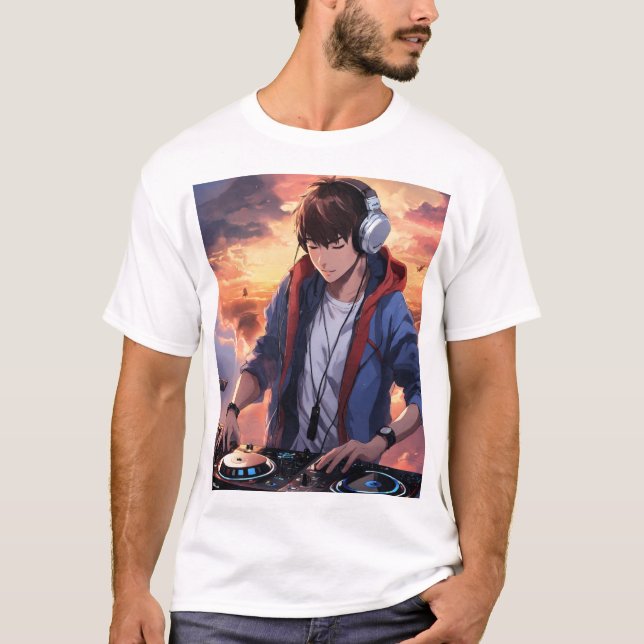 Camiseta "Camiseta DJ de Vinyl Vibes" (Anverso)