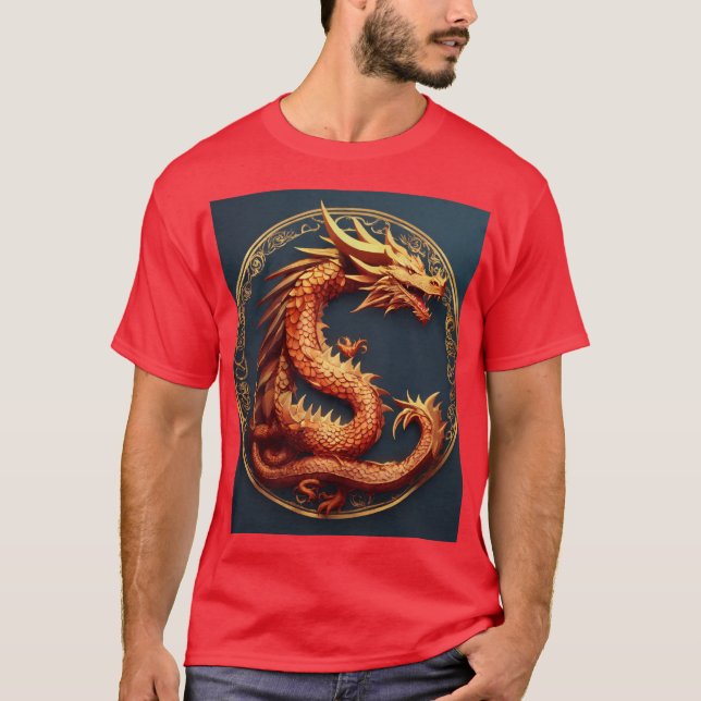 Camiseta Camiseta"Dragón majestuoso (Anverso)