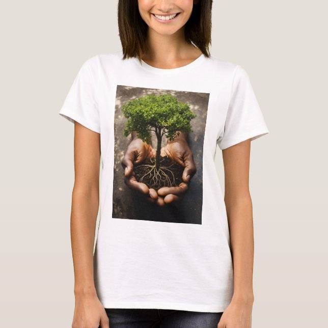 Camiseta "Camiseta Ecológica Terrestre" (Anverso)