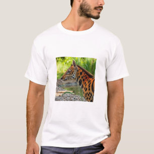 Camiseta "Camiseta elegante del patrón de cebra masculino"