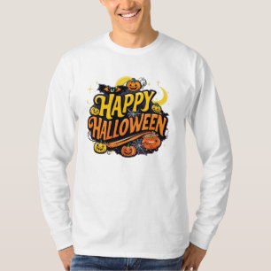 Camiseta Camiseta/ enredadera/ Logo de Sweatshirt Happy Hal