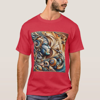 Camiseta "Camiseta estampada masculina - arte gráfico moder